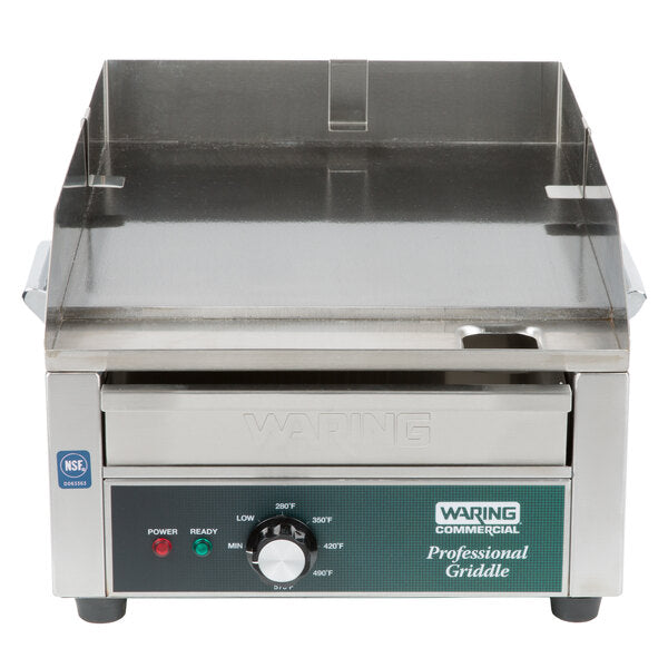 Waring WGR140 Electric Countertop Griddle 17" - 120V - Top Restaurant Supplies - Griddle - Waring