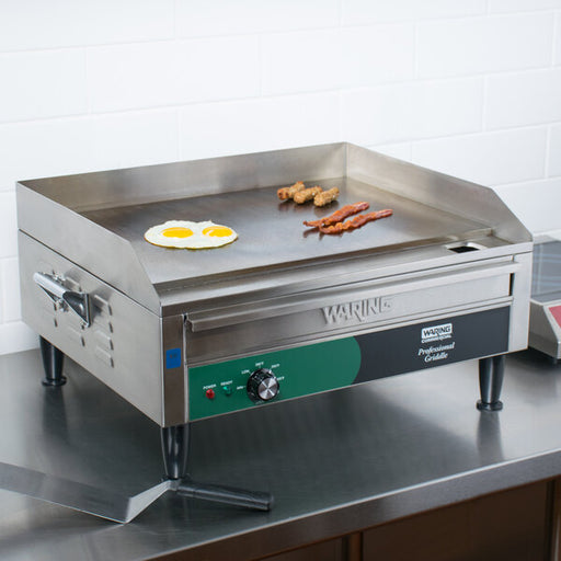 Waring WGR240X Electric Countertop Griddle 28" - 240V - Top Restaurant Supplies - Griddle - Waring