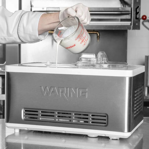 Waring WCIC20 2 Qt. Compressor Ice Cream Maker - 120V - Top Restaurant Supplies - Ice Cream Maker - Waring