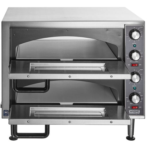 Waring WPO350 Countertop Double Pizza / Snack Oven - 240V, 3500W - Top Restaurant Supplies - Pizza Oven - Waring