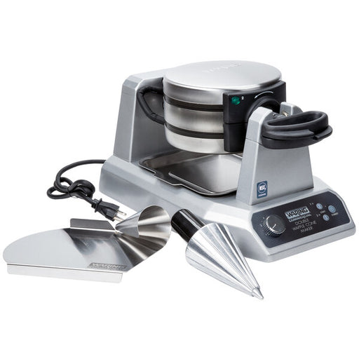 Waring WWCM200 Double Waffle Cone Maker - 120V - Top Restaurant Supplies - Waffle Maker - Waring