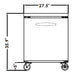 Kool-It KUCF-27-1 27'' Undercounter Freezer, 7 Cu. Ft. - Top Restaurant Supplies