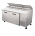 Pro-kold PPT 67-11, Refrigerated Pizza Prep Table, 2 Door, 2 Shelves, 9 Pans  - Top Restaurant Supplies