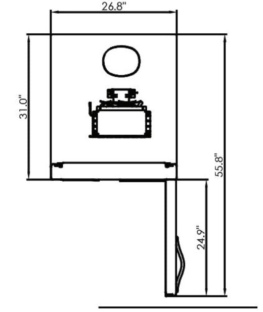 Kool-It KTSF-1 Single Door Freezer Top Mount, 26.8" Wide, 19.4 Cu. Ft. - Top Restaurant Supplies