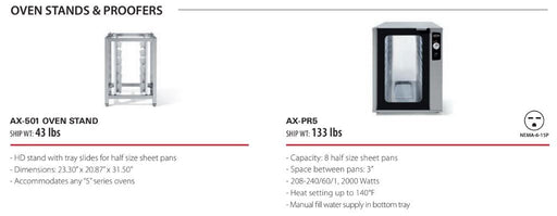 Axis AX-513 Half Size Convection Oven, Manual Controls, 3 Shelves - Top Restaurant Supplies