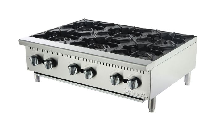 Migali 6 Burner Hot Plate, C-HP-6-36 - Top Restaurant Supplies