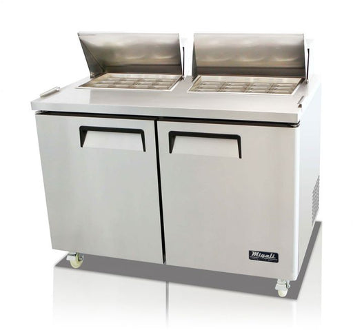 Migali 60" 24 Pan, Big Top Sandwich Prep Table, Competitor Series C-SP60-24BT-HC - Top Restaurant Supplies