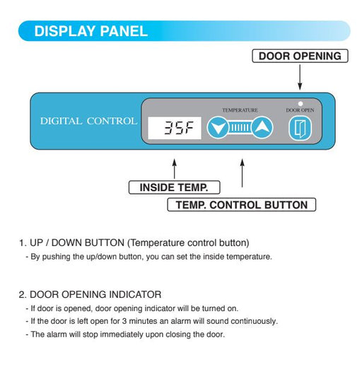 Kool-It KBSR-2 Double Door Refrigerator Bottom Mount, 53.98" Wide, 42.8 Cu. Ft. - Top Restaurant Supplies