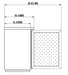 IKON IBB61-2G-24 Back Bar Swing Door, 61.1" Wide, 14.16 Cu. Ft. - Top Restaurant Supplies