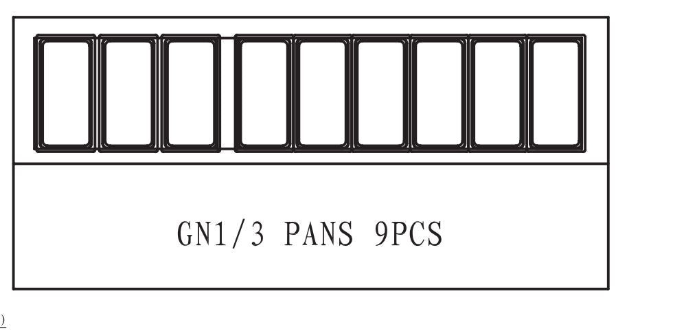 IKON IPP71 Pizza Prep Table, 70.8" Wide, 19.25 Cu. Ft. - Top Restaurant Supplies