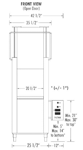 Jet-Tech 747HH - High-temp Deluxe Door Type Warewasher - Top Restaurant Supplies