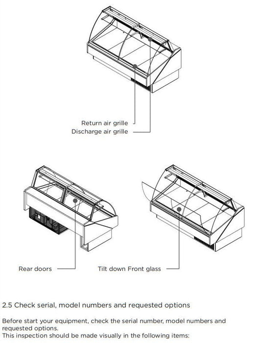 Hydra-Kool KFM-CG-50-S Fresh Meat Curved Glass Deli Case - Top Restaurant Supplies