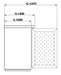 IKON IBB-73-3G-24 Back Bar Swing Door, 73.1" Wide, 17.26 Cu. Ft. - Top Restaurant Supplies