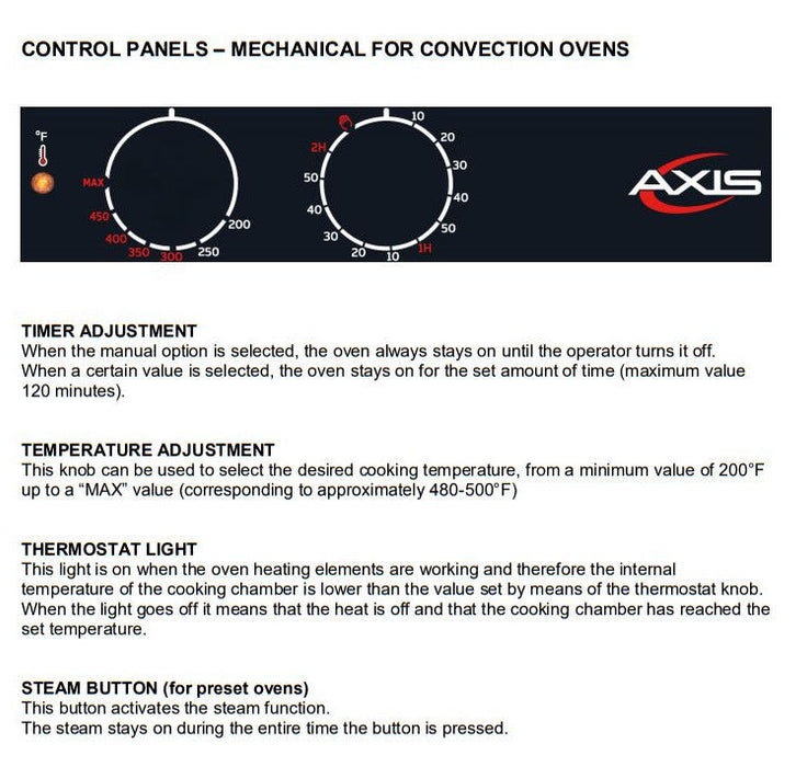 Axis AX-CL10D Full Size Combi Oven Digital Controls - Reversing Fans - 10 Shelves - Top Restaurant Supplies