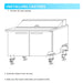 Kool-It KUCF-27-1 27'' Undercounter Freezer, 7 Cu. Ft. - Top Restaurant Supplies