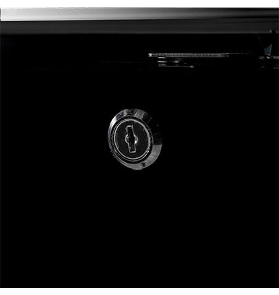 SABA SBB-24-72B 72" Three Door Back Bar Cooler (Black) - Top Restaurant Supplies