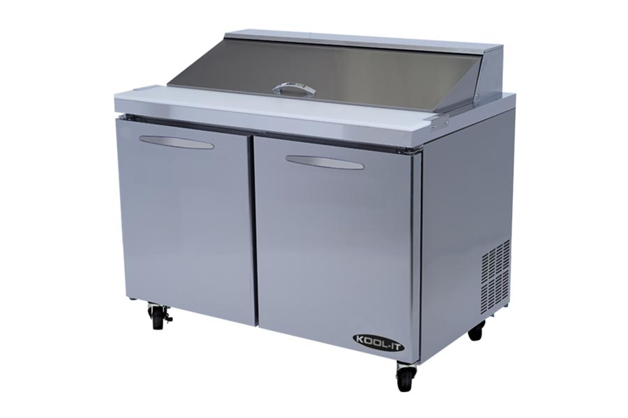 Kool-It KST-48-2 48??Sandwich Prep Table, 13.1 Cu. Ft. - Top Restaurant Supplies