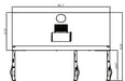 Kool-It KTSR-3 Triple Door Refrigerator Top Mount, 81.1" Wide, 67 Cu. Ft. - Top Restaurant Supplies