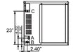 Kool-It KCM-1100-AH Modular Ice Makerr, 1106 Lbs. Per Day, Half Cube Style Ice - Top Restaurant Supplies