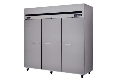 Kool-It KTSR-3 Triple Door Refrigerator Top Mount, 81.1" Wide, 67 Cu. Ft. - Top Restaurant Supplies