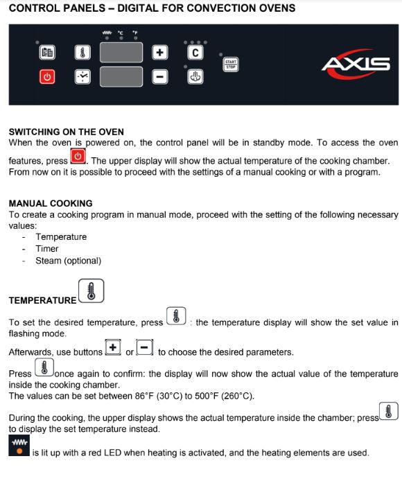 Axis AX-514 Half Size Convection Oven - Top Restaurant Supplies