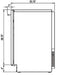 Kool-It KOU-70-AB Undercounter Outdoor Ice Maker, 66 Lbs. Per Day, undercounter, bell-shaped ice - Top Restaurant Supplies