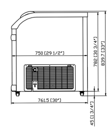Dukers Dukers WD-700Y Commercial Chest Freezer in White, 24.72 Cu. Ft. - Top Restaurant Supplies