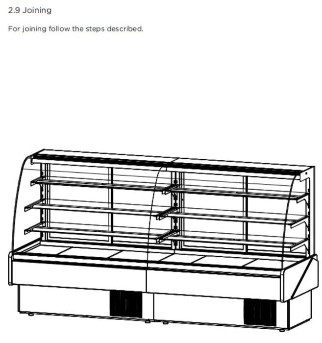 Hydra Kool KBD-CG-40-S Curved Glass Bakery Deli Case - Top Restaurant Supplies