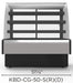 Hydra Kool KBD-CG-50-S Curved Glass Bakery Deli Case - Top Restaurant Supplies