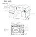 Kool-It KCM-1100-AH Modular Ice Makerr, 1106 Lbs. Per Day, Half Cube Style Ice - Top Restaurant Supplies