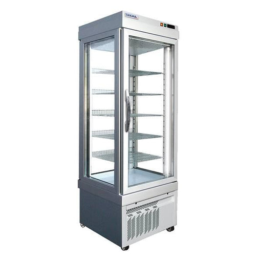 TEKNA 4400 NFN - 4 Sided Glass Freezer Merchandiser Display Case - 18 Cu. Ft.e - Top Restaurant Supplies