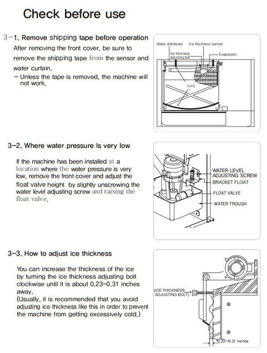 Kool-It KCM-1100-AH Modular Ice Makerr, 1106 Lbs. Per Day, Half Cube Style Ice - Top Restaurant Supplies