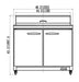IKON ISP48M Megatop Salad and Sandwich Prep Table, 48.2" Wide, 8.8 Cu. Ft. - Top Restaurant Supplies