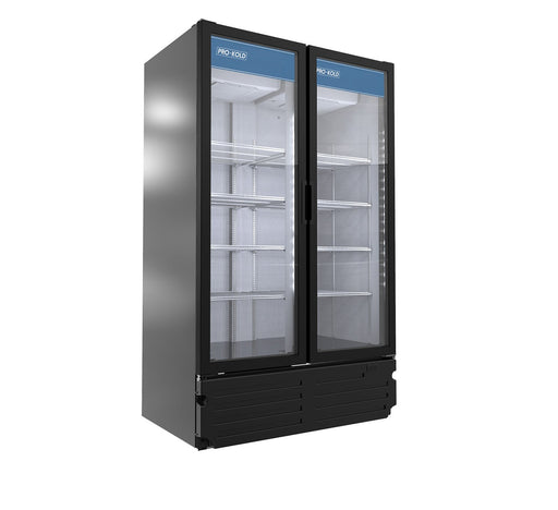Pro-kold VC-43 Two Door Merchandiser Refrigerator - Top Restaurant Supplies