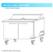Kool-It KUCR-27-1 27??Undercounter Refrigerator, 7 Cu. Ft. - Top Restaurant Supplies
