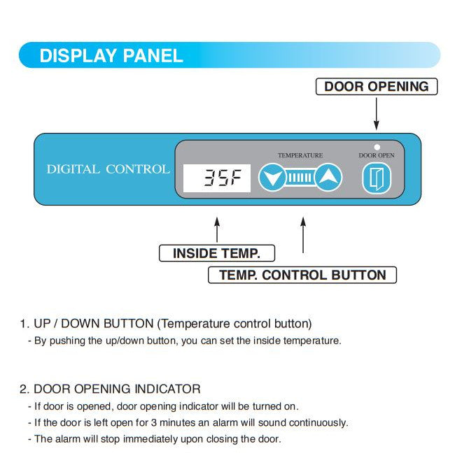 Kool-It KBSF-2 Double Door Freezer Bottom Mount, 53.98" Wide, 42.3 Cu. Ft. - Top Restaurant Supplies