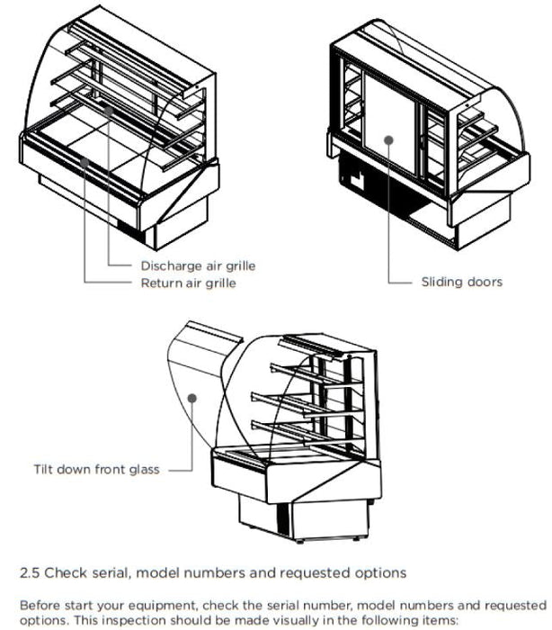 Hydra Kool KBD-CG-80-D Curved Glass Bakery Deli Case - Top Restaurant Supplies