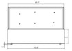 Kool-It KBF-72D Flat Glass Display Case, 70.8" Wide, 21.5 Cu. Ft. - Top Restaurant Supplies