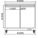 IKON IUC36R Undercounter Refrigerator, 36.4" Wide, 7.7 Cu. Ft. - Top Restaurant Supplies