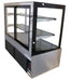 Kool-It KBF-72D Flat Glass Display Case, 70.8" Wide, 21.5 Cu. Ft. - Top Restaurant Supplies