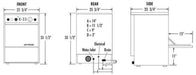 Jet-Tech X-33 Low-Temp Undercounter Dishwasher - Top Restaurant Supplies