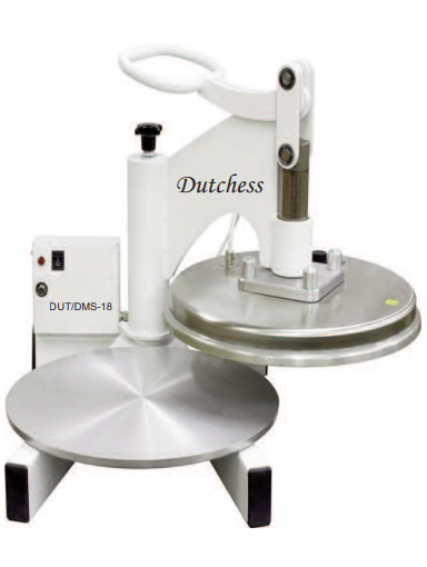 Dutchess DUT/DMS-2-18 Dual Heat 18" round Platen Tortilla Press, Swing Away Design, 220V - Top Restaurant Supplies