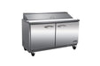 IKON ISP48M Megatop Salad and Sandwich Prep Table, 48.2" Wide, 8.8 Cu. Ft. - Top Restaurant Supplies