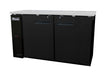 Migali 60" Solid Door Back Bar Refrigerator, Competitor Series C-BB60-HC - Top Restaurant Supplies