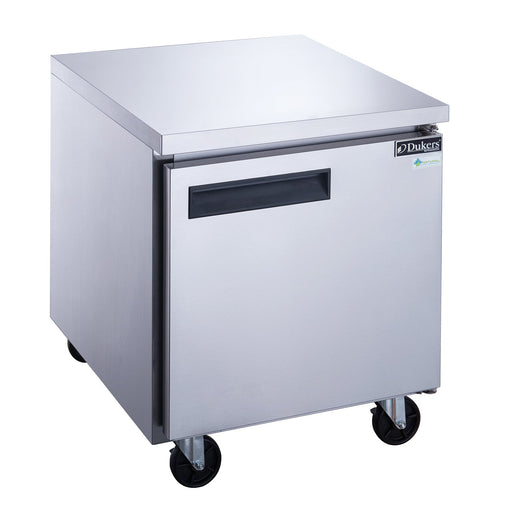 Dukers DUC29F Single Door Undercounter Freezer in Stainless Steel, 29" Wide - Top Restaurant Supplies