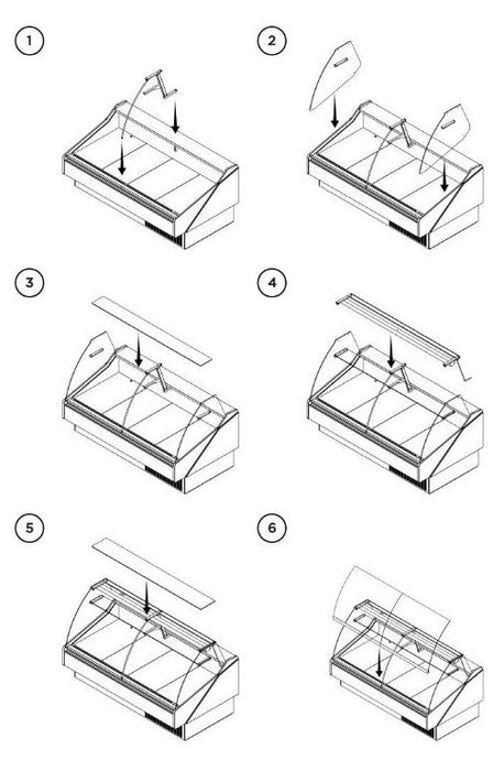 Hydra-Kool KFM-OF-50-S Fresh Meat Open Front Deli Case - Top Restaurant Supplies