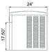 Kool-It KCM-670-AH Modular Ice Makerr, 666 Lbs. Per Day, Half Cube Style Ice - Top Restaurant Supplies