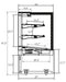 Kool-It KBF-48D Flat Glass Display Case, 48" Wide, 13.7 Cu. Ft. - Top Restaurant Supplies