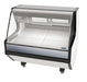 Pro-Kold MCRU 52 W Remote, Curved Glass Meat Case - Top Restaurant Supplies