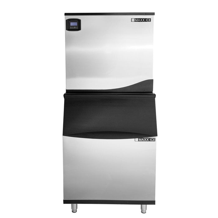MIM500NH Maxx Ice 500 lb Intelligent Series Modular Ice Machine, 30” Wide Half-Dice - Top Restaurant Supplies